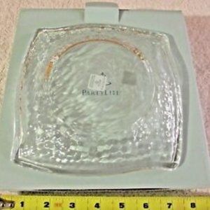 Party Lite Clarity Pillar Tray